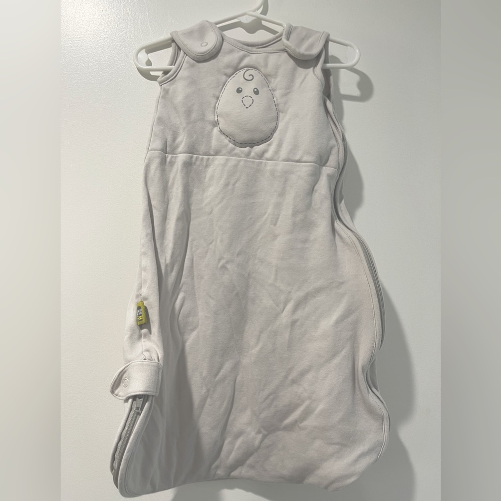 Nested Bean Zen Sack Classic, Grey, 0-6 Months (S, 7-18lbs)